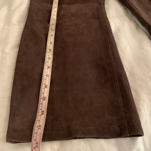 Plus size St. John’s Bay washable suede chocolate brown pants size 16 - Picture 9 of 12
